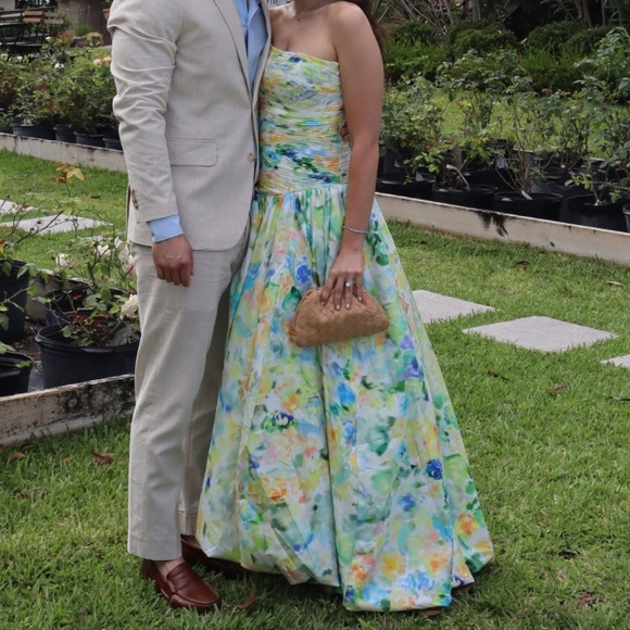 Aje Violette Bubble Hem Maxi Dress - Picture 3 of 5